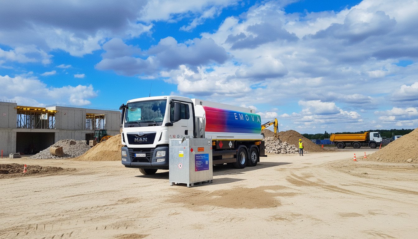 Emova Tankstelle Banner