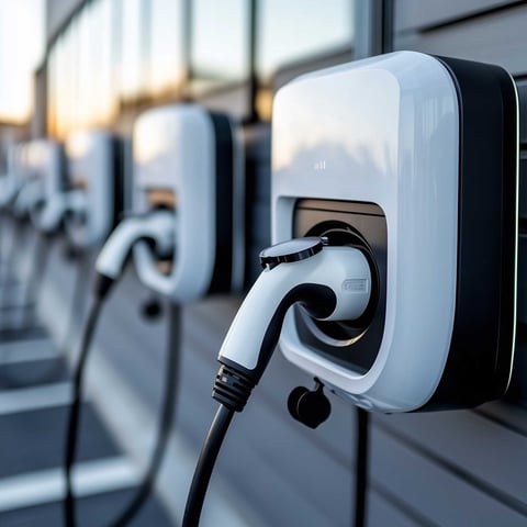 Wallboxen an Wand montiert